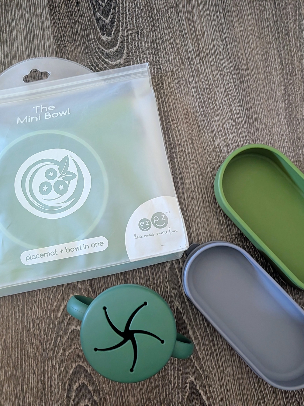 Suction Bowls & Snack Cup With Lid